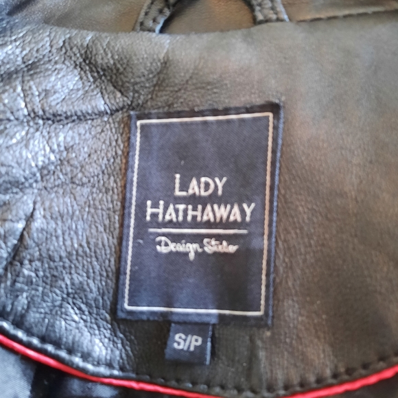 Lady Hathaway leather jacket/blazer - Picture 4 of 14